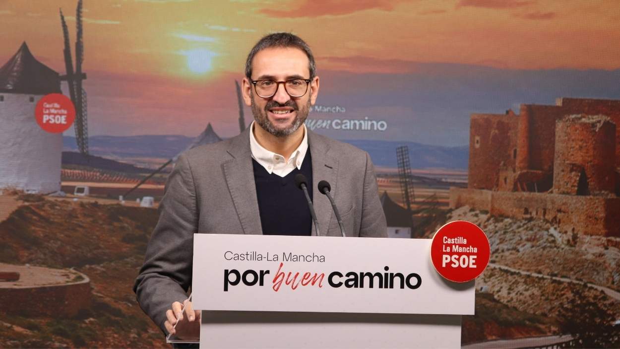 Sergio Gutiérrez, secretario de Organización del PSOE de Castilla-La Mancha.