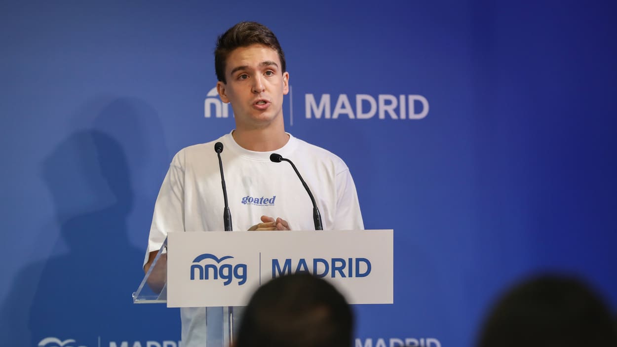 El presidente de Nuevas Generaciones del PP de Madrid, Ignacio Dancausa. EP.