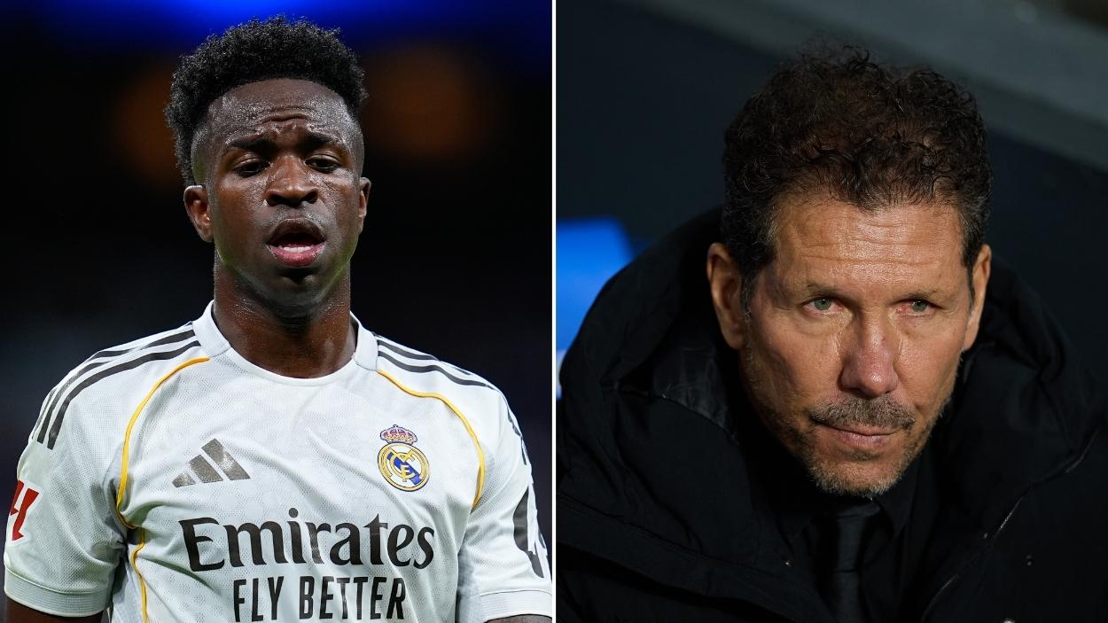 Simeone y Vinicius, saltan chispas. EP