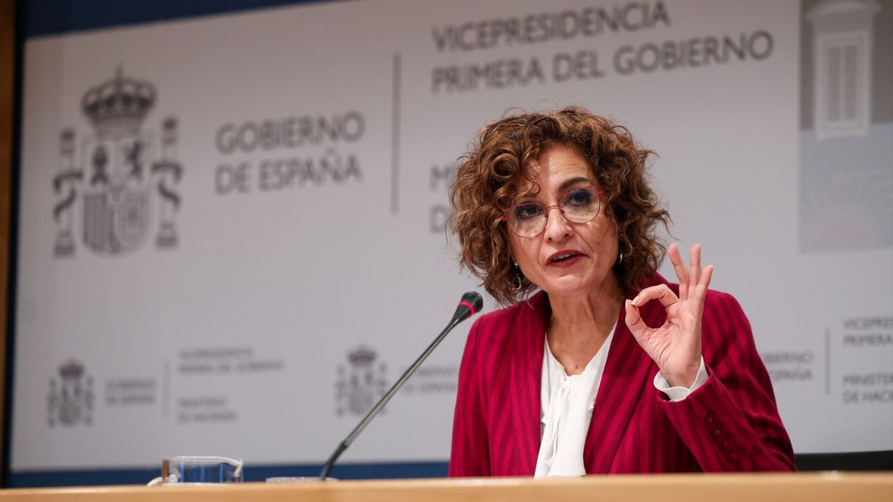 La vicepresidenta primera del Gobierno, ministra de Hacienda y secretaria general del PSOE-A, María Jesús Montero / EP