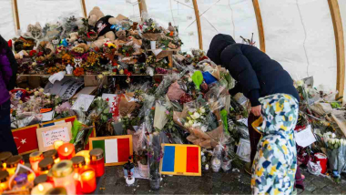 Conmemoral a las victimas del incendio de Le Constallation. Europa Press