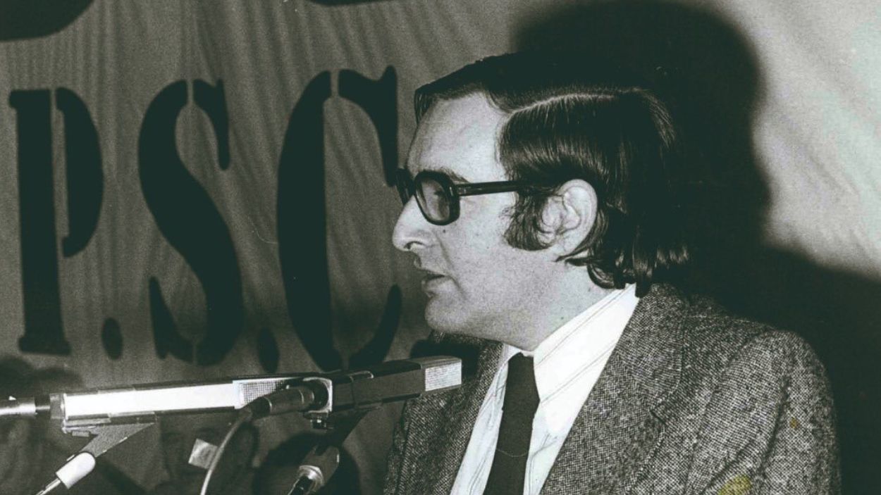 El fundador del PSC y exdiputado y exsenador Josep Maria Triginer en una imagen de archivo. EP.