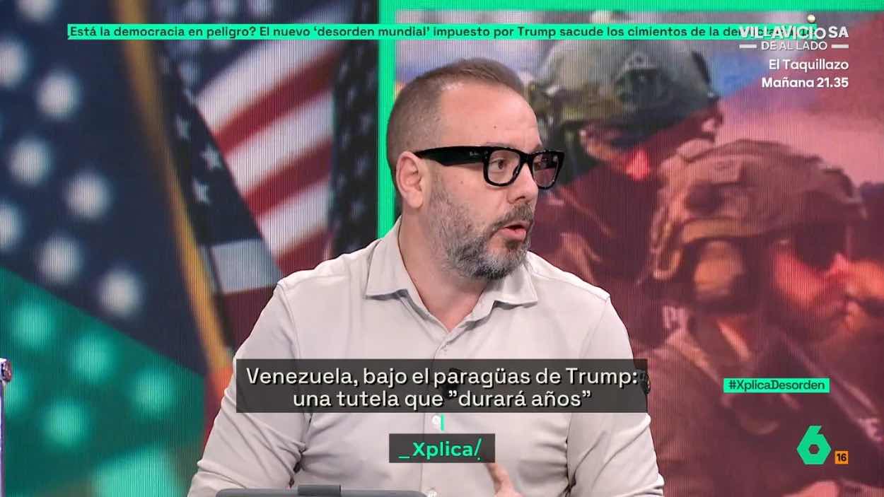 El periodista Antonio Maestre durante su intervención en ‘laSexta Xplica’. LaSexta