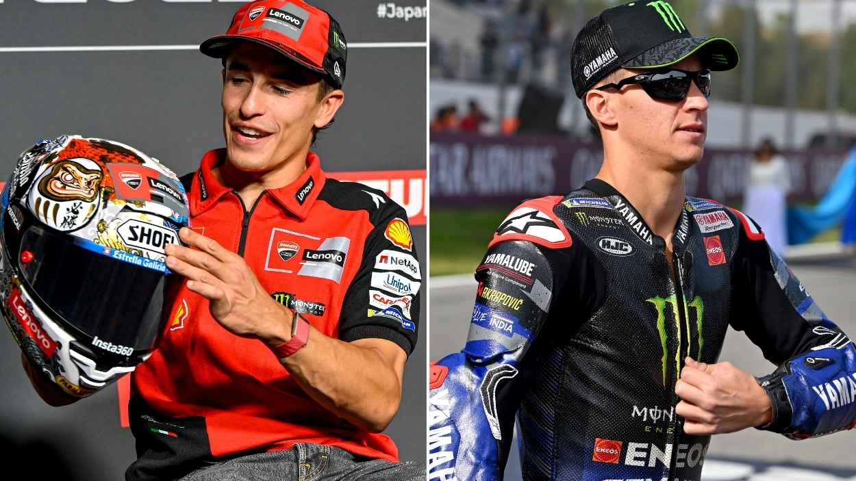 Mientras Marc Márquez gana 17,2 millones en el Ducati Lenovo Team, Fabio Quartararo cobra esto en Monster Energy Yamaha en MotoGP 2026. EP