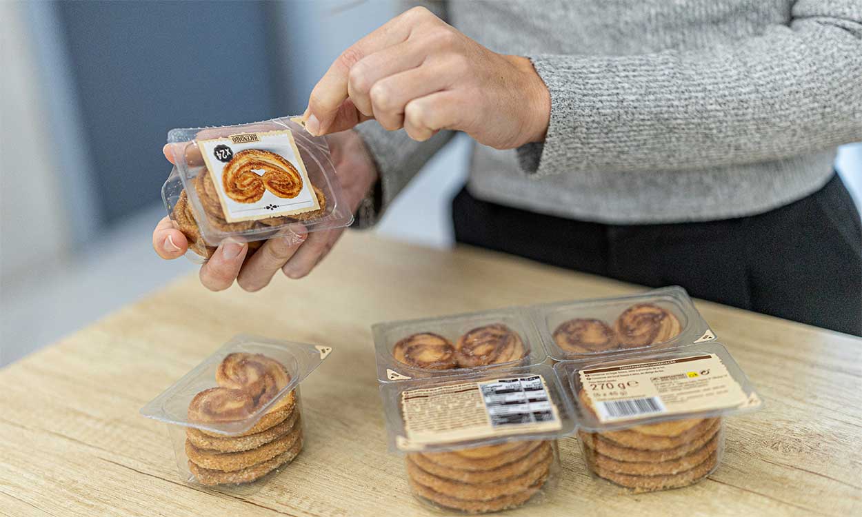 Palmeritas de hojaldre de Mercadona