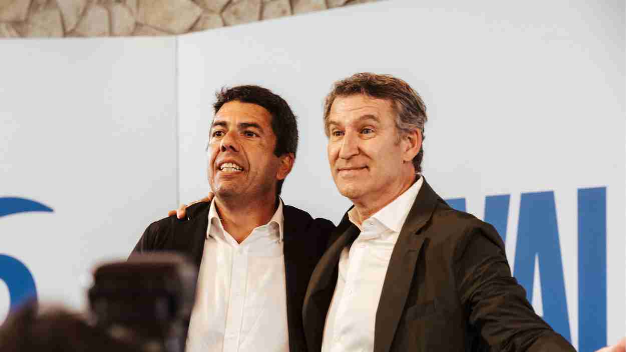 Feijóo y Mazón en una imagen de archivo. EP