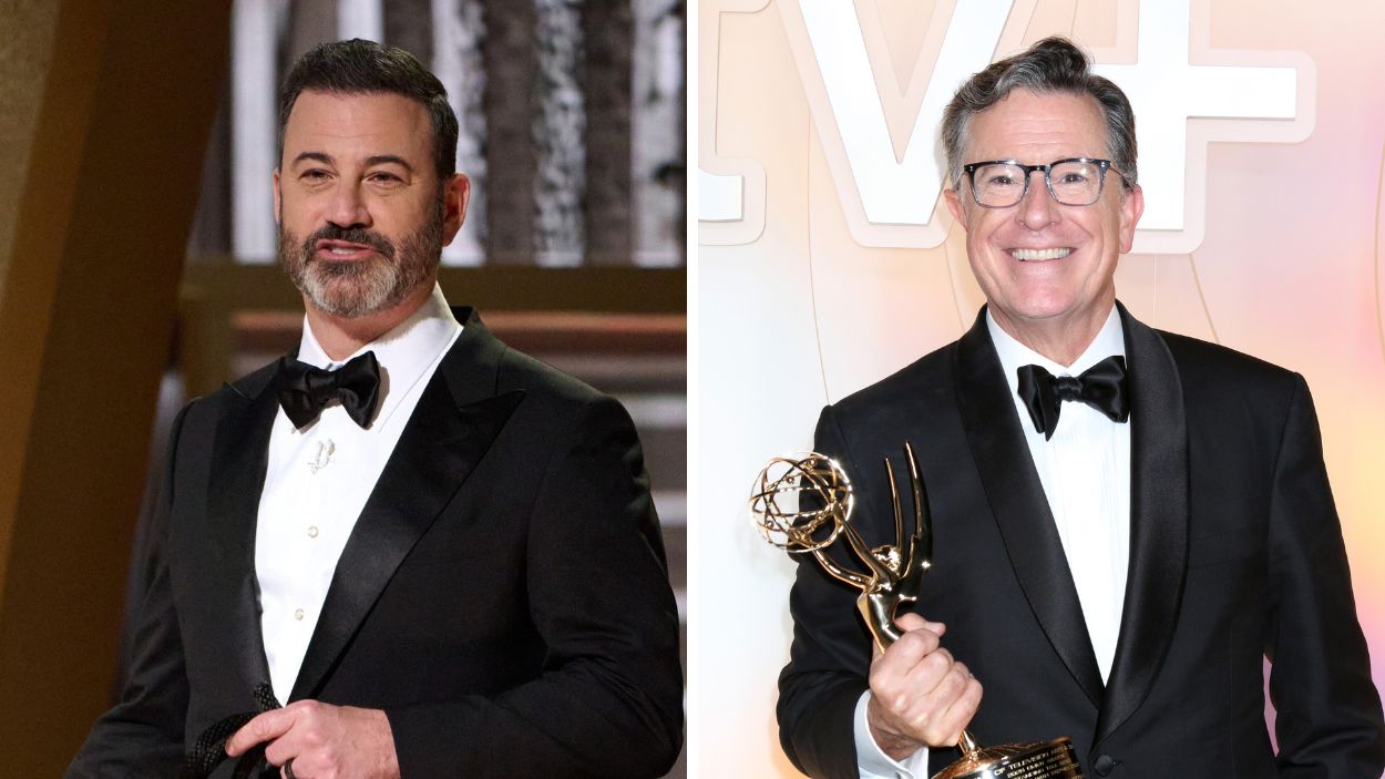 Jimmy Kimmel y Stephen Colbert. EP