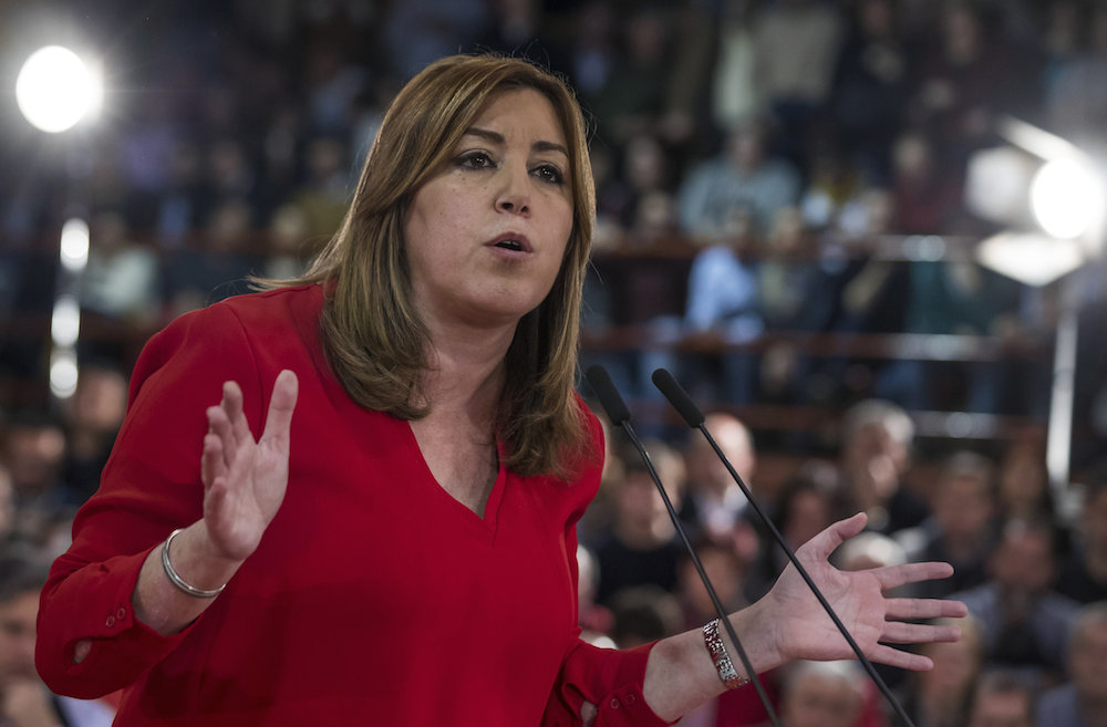 Susana Diaz, en un acto del Partido Socialista en Madrid.