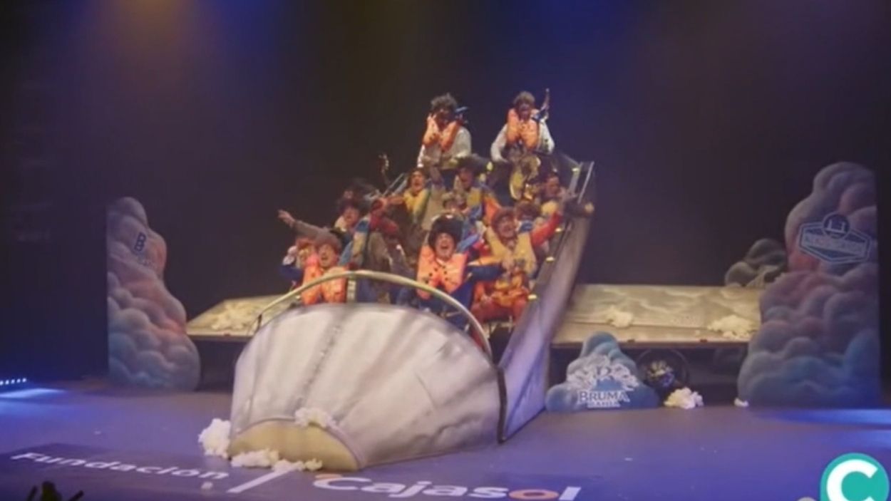 Chirigota 'Seguimos cayendo mal' en el Carnaval de Cádiz 2026