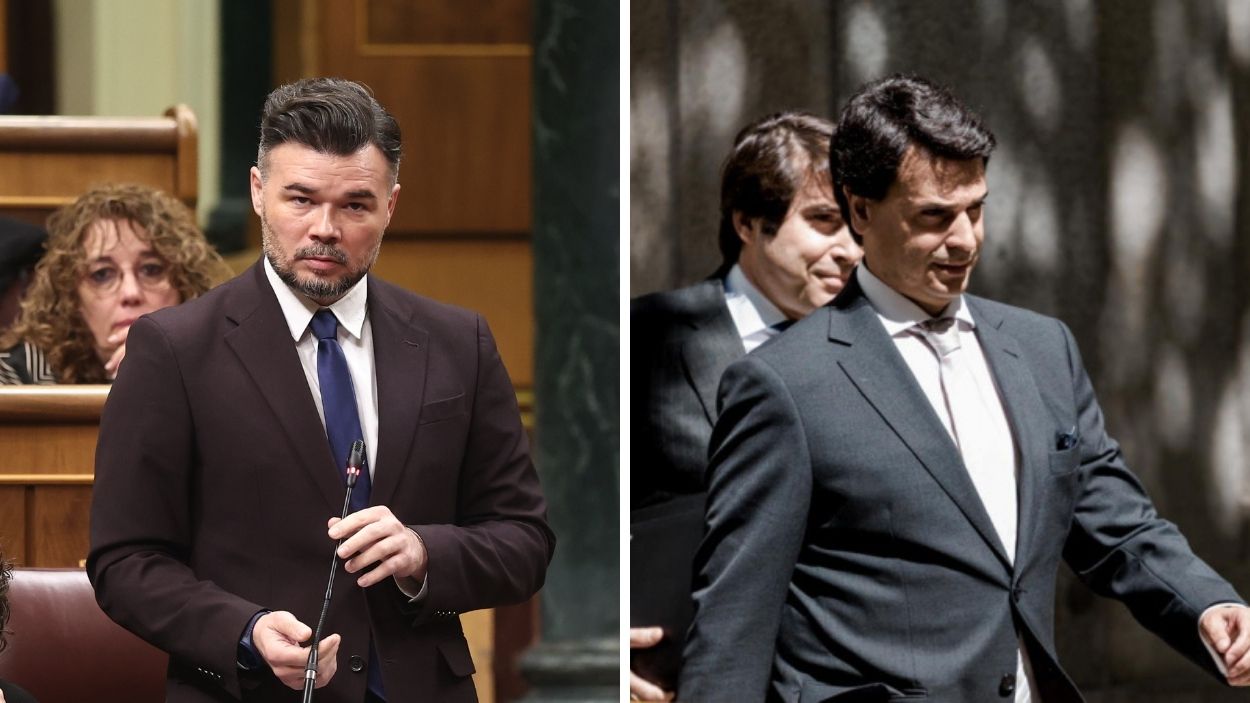 Fotomontaje de Gabriel Rufián y Alberto González Amador. Elaboración propia.