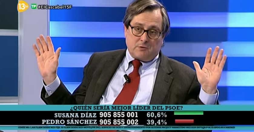 Captura de Francisco Marhuenda en 13TV