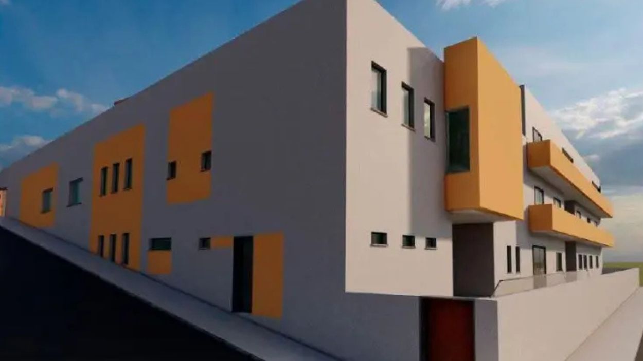 Diseño planteado para una de las residencias de mayores que se están construyendo en Jaén