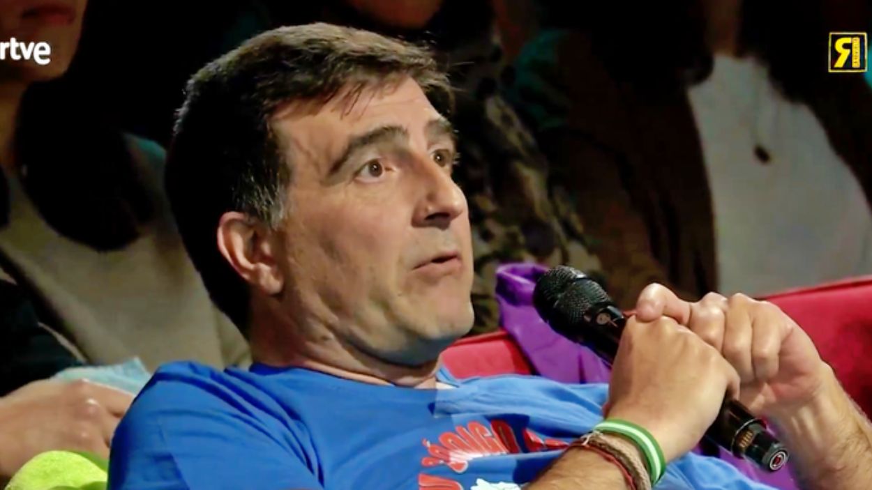 Pedro Lendínez, presidente de 'Más Visibles', en La Revuelta. Fuente RTVE.