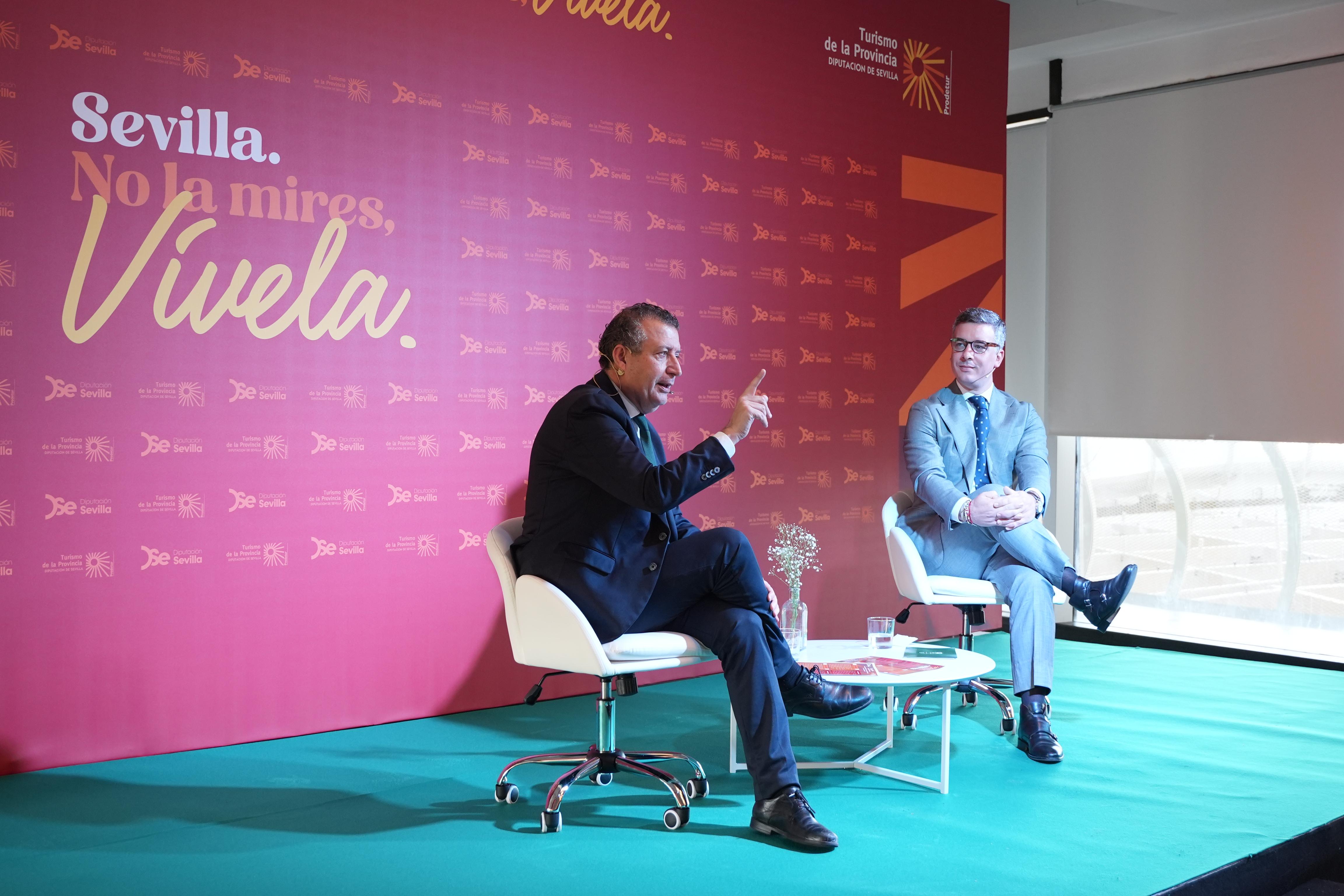 Presidente de la Diputación de Sevilla, Javier Fernández (i.) y vicepresidente de Prodetur, Rodrigo Rodríguez / Diputación de Sevilla 