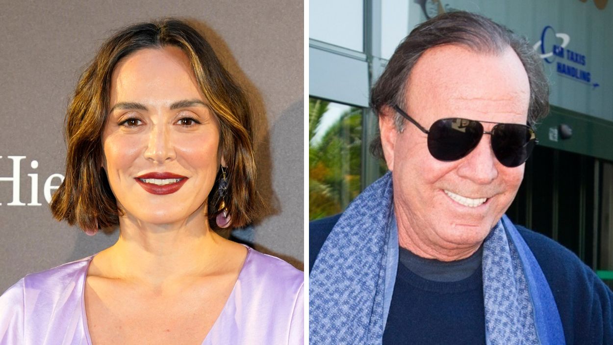 Fotomontaje de Tamara Falcó y Julio Iglesias. Elaboración propia.