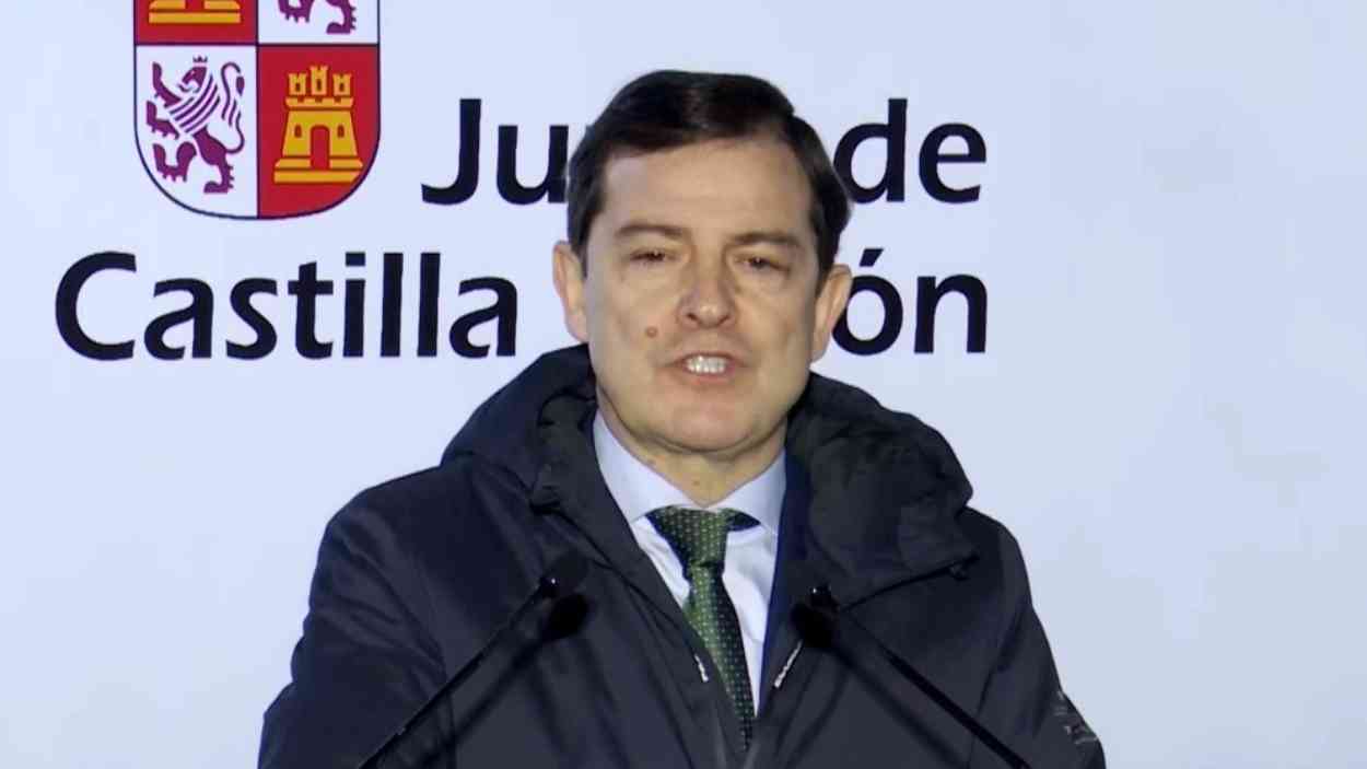 El presidente de la Junta de Castilla y León, Alfonso Fernández Mañueco. EP