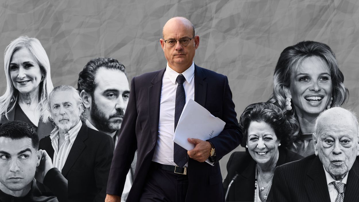 Fotomontaje del abogado José Antonio Choclán, representante de Julio Iglesias. Elaboración propia.