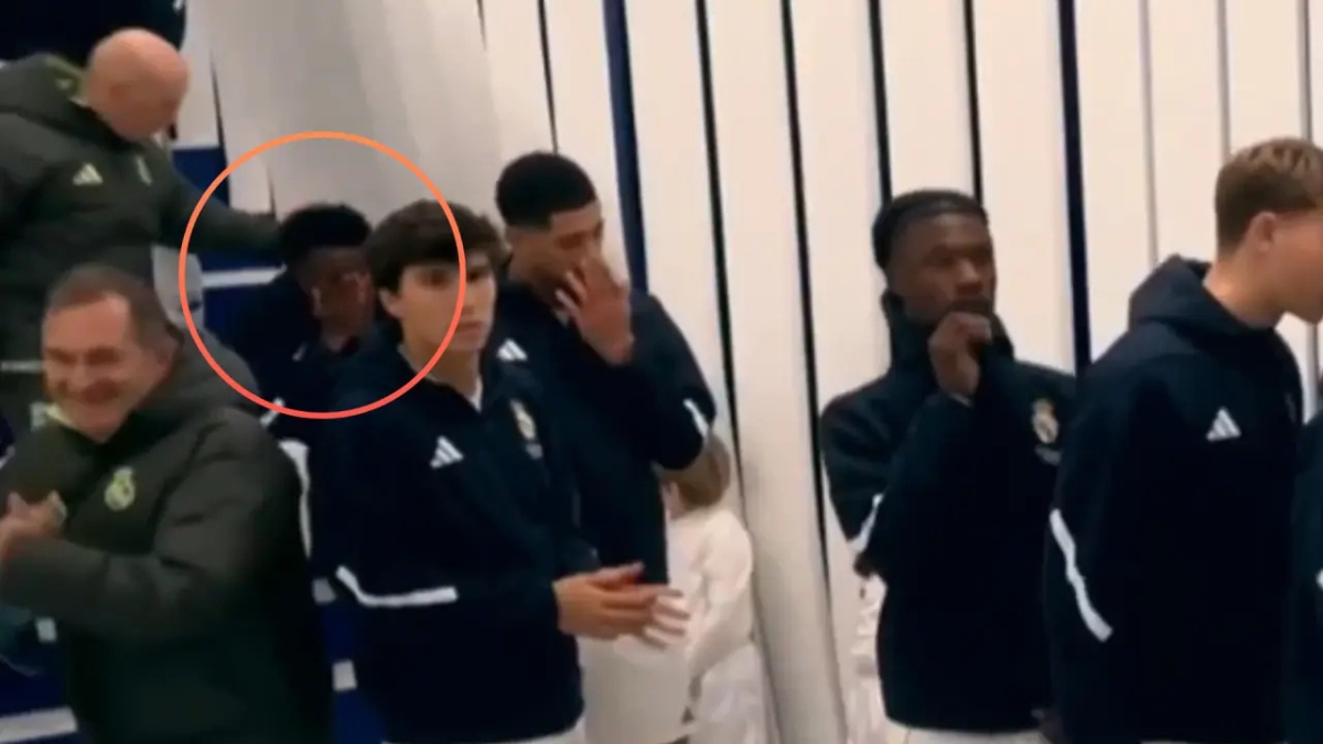 Imagen de Vinicius tras el partido| RMTV