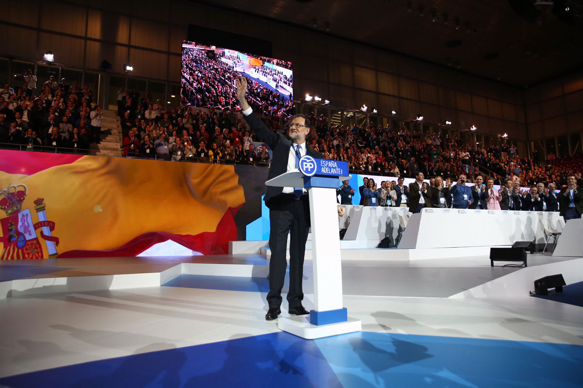 Rajoy aclamado como líder indiscutible del PP - Twitter @marianorajoy