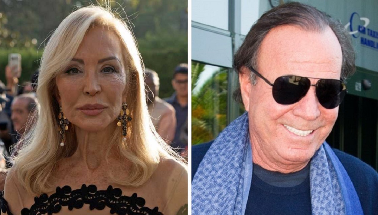 Carmen Lomana y Julio Iglesias. Elaboración propia.
