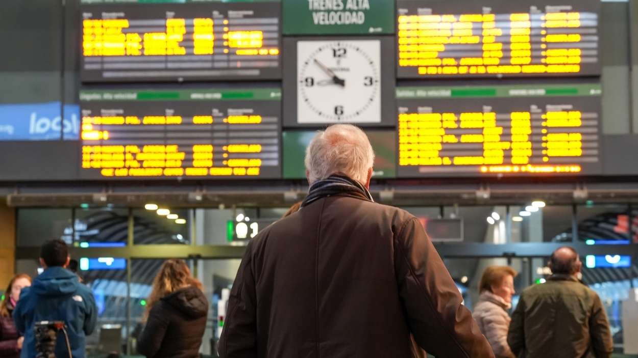 Interior de la Estación de Santa Justa a primera hora de la mañana después del accidente ocurrido en Adamuz. EP.