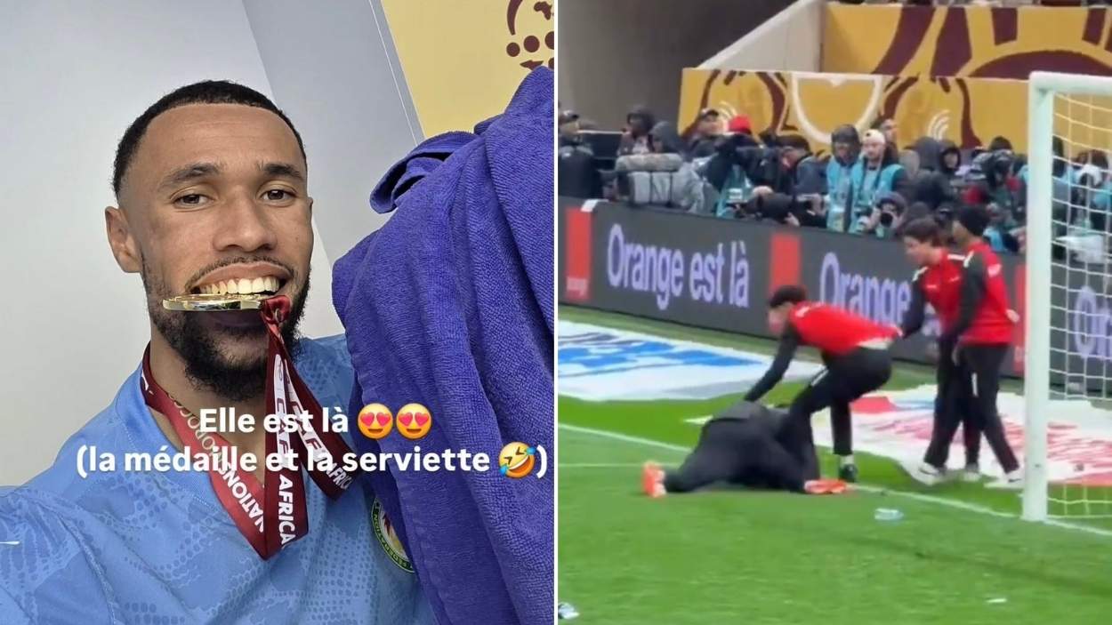 La batalla por la toalla de Mendy el detalle surrealista que marcó la final entre Senegal y Marruecos. X