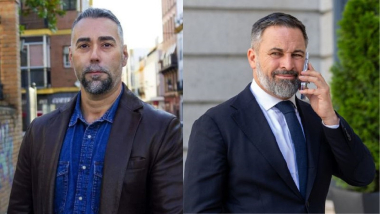 Rubén Sánchez y Santiago Abascal