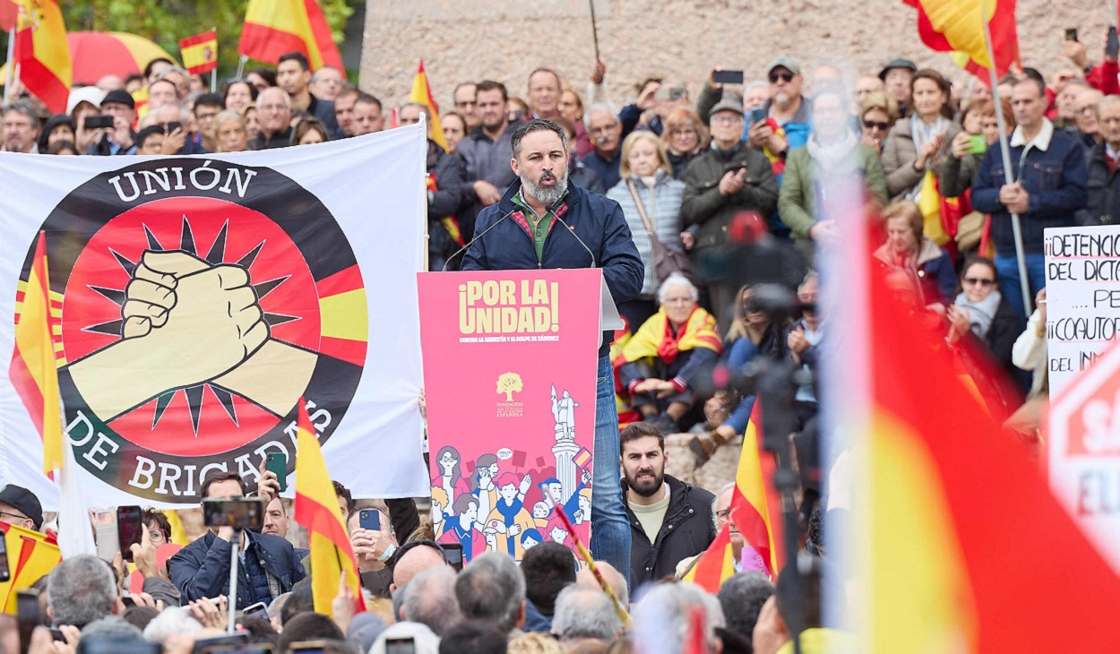 El líder de Vox, Santiago Abascal. EP/Archivo.