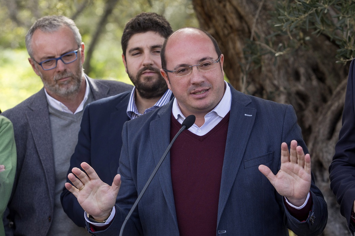 El presidente de la Comunidad de Murcia, Pedro Antonio Sánchez.