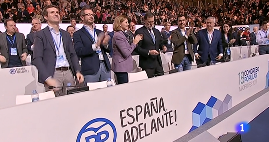 Hasta 17 veces pasaron los dirigentes del PP por los micrófonos de TVE, mientras de Podemos.., ni uno. Ni disimulan.