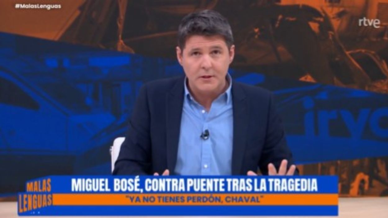 Jesús Cintora en 'Malas Lenguas'. TVE 
