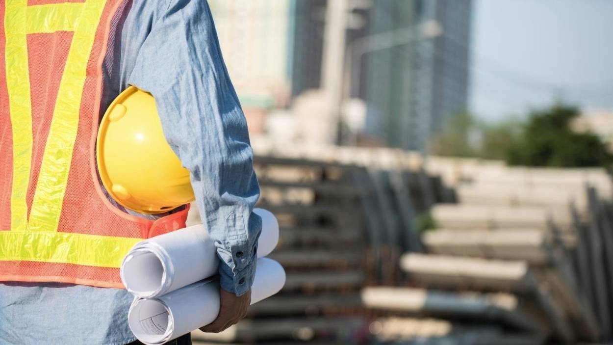 Un trabajador de la construcción. EP/Archivo.