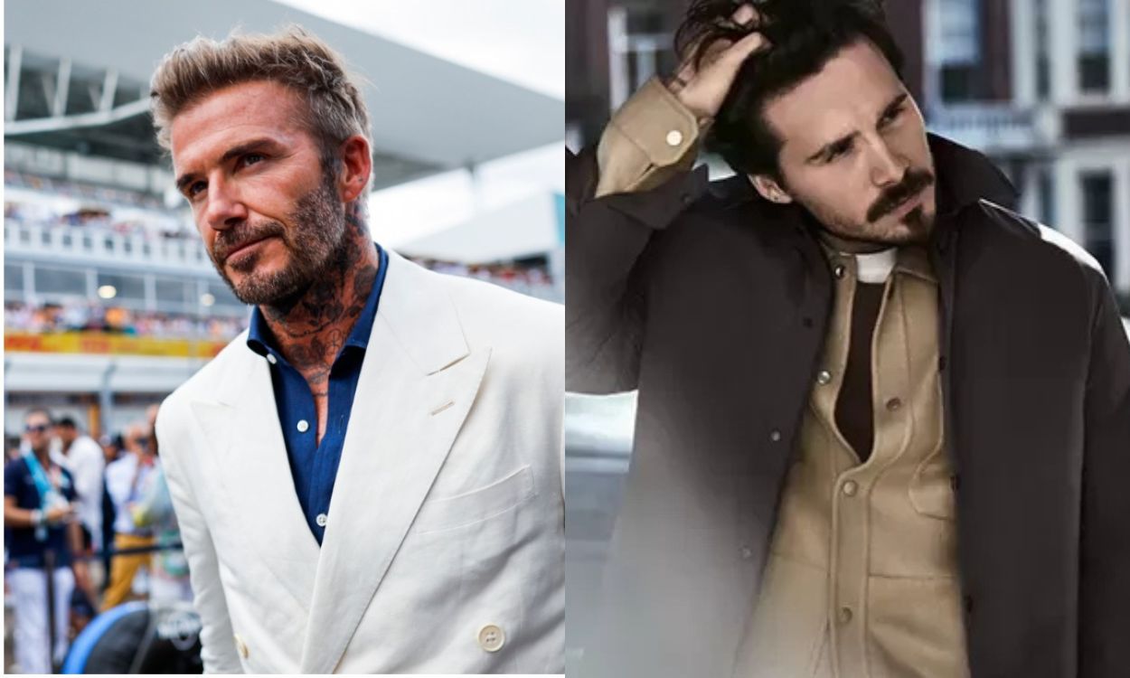 David y Brooklyn Beckham. Elaboración propia