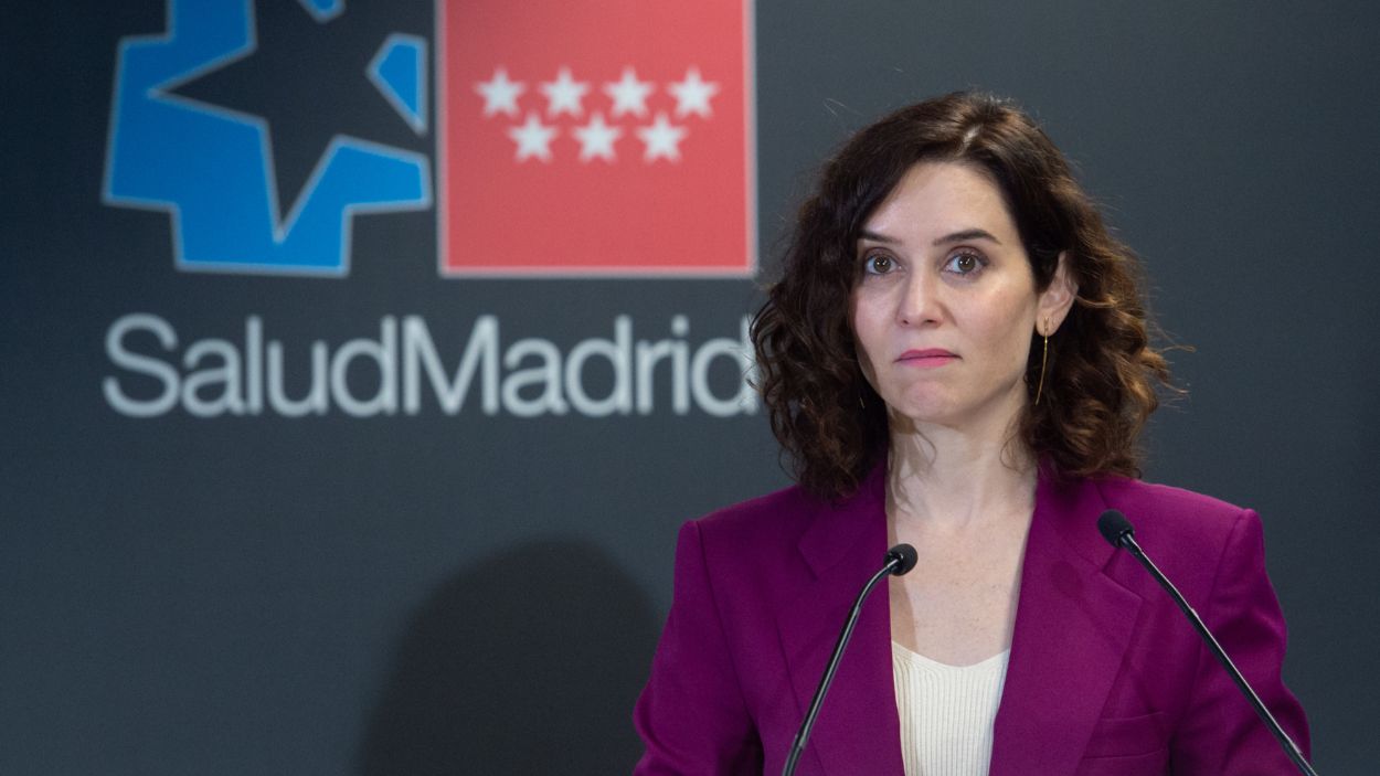 La presidenta de la Comunidad de Madrid, Isabel Díaz Ayuso. EP