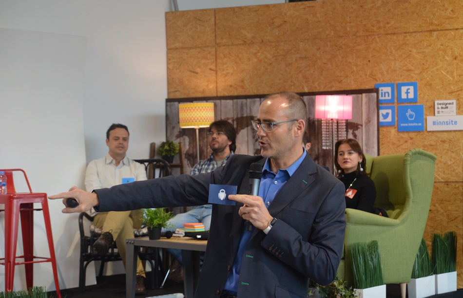 Borja Baturone, director del Centro de Innovación de Altran, durante el evento de este martes. 