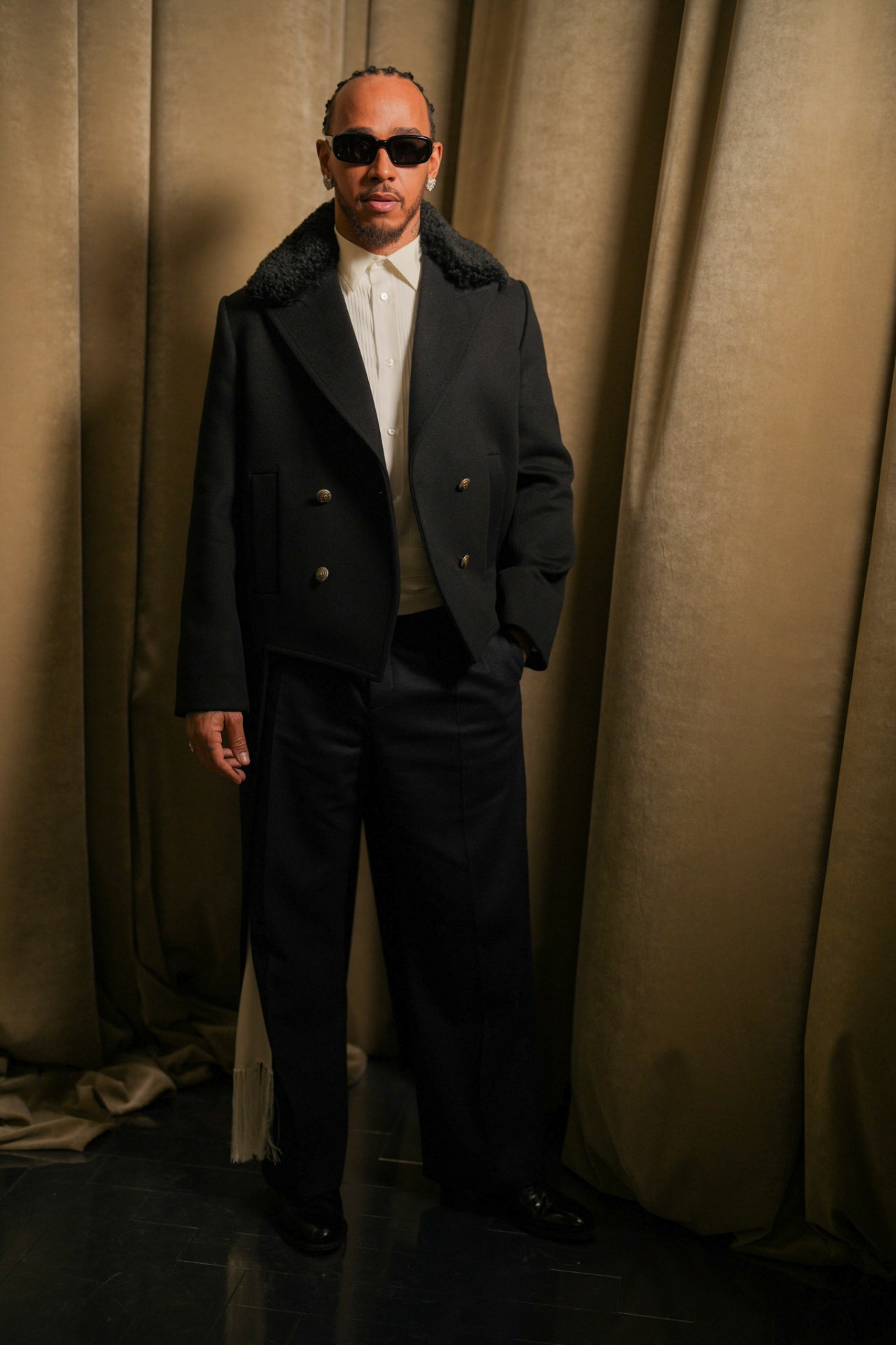 Lewis Hamilton en el Desfile masculino de Dior otoño-Invierno 2026