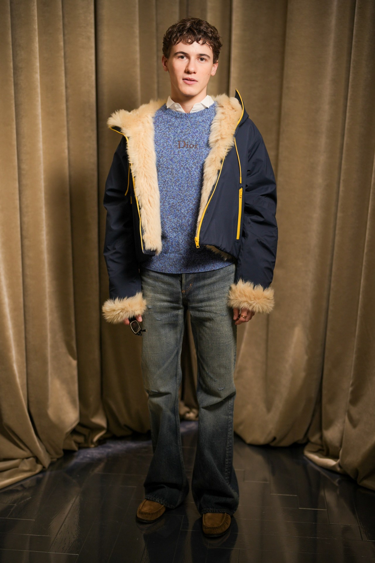 Sam Nivola en el Desfile masculino de Dior otoño-Invierno 2026