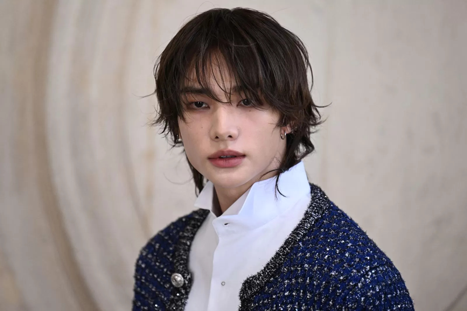 Hyunjin en el desfile de Dior FWP 2026