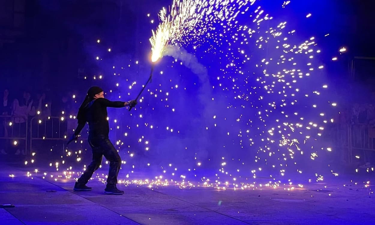 El fuego protagoniza la Noche de San Juan de Guijuelo. AYUNTAMIENTO DE GUIJUELO
