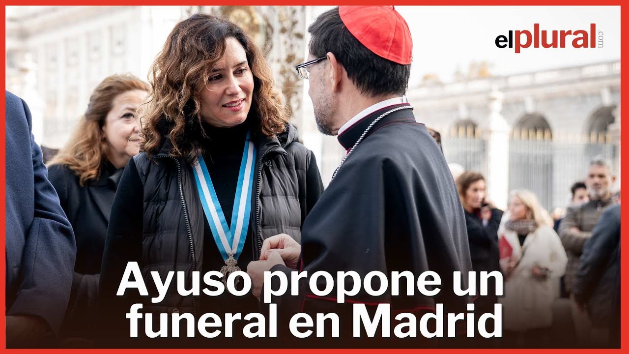Ayuso propone un funeral en Madrid por las víctimas de Adamuz