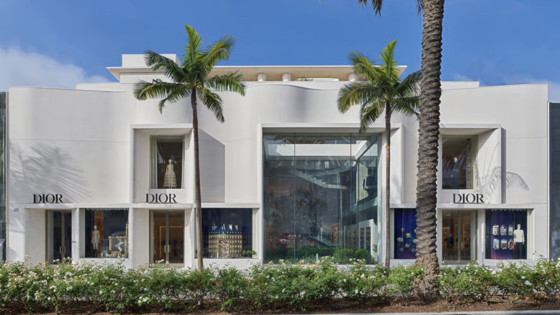 La tienda insignia de Dior en Rodeo Drive
