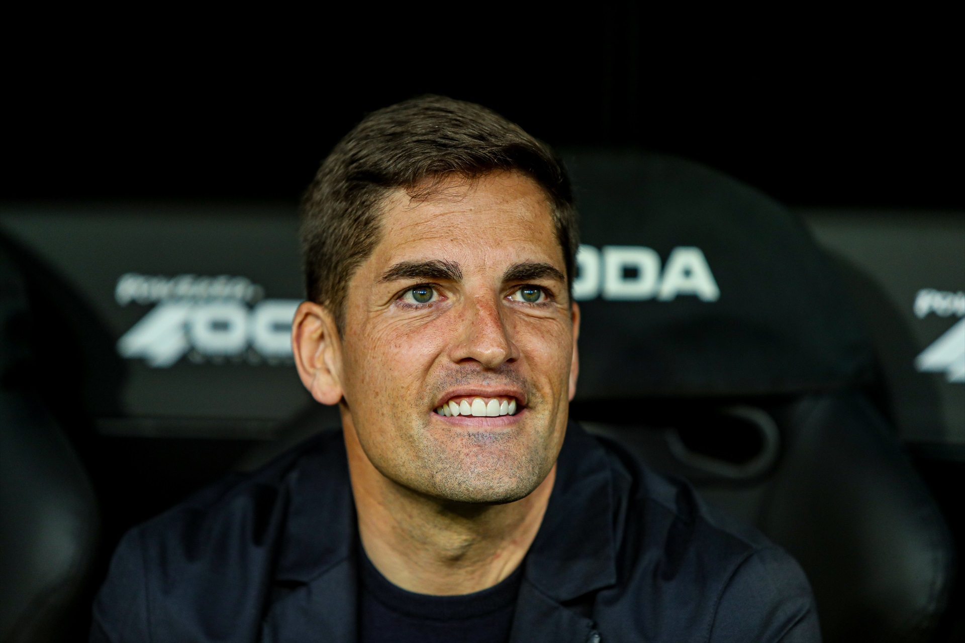Robert Navarro cuando entrenaba al Granada CF| EP