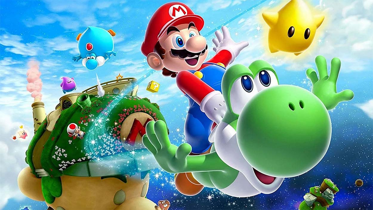 Yoshi llega a Super Mario Galaxy La Película