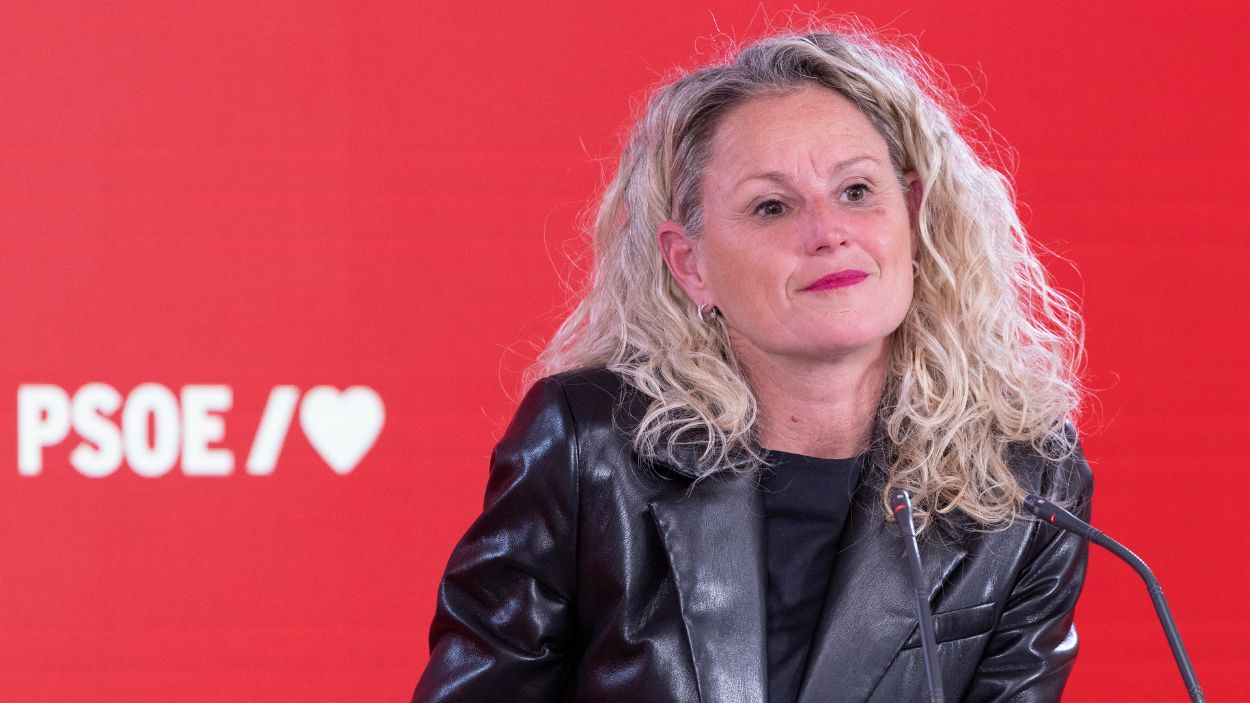 La portavoz de la Comisión Ejecutiva Federal del PSOE, Montse Mínguez. EP