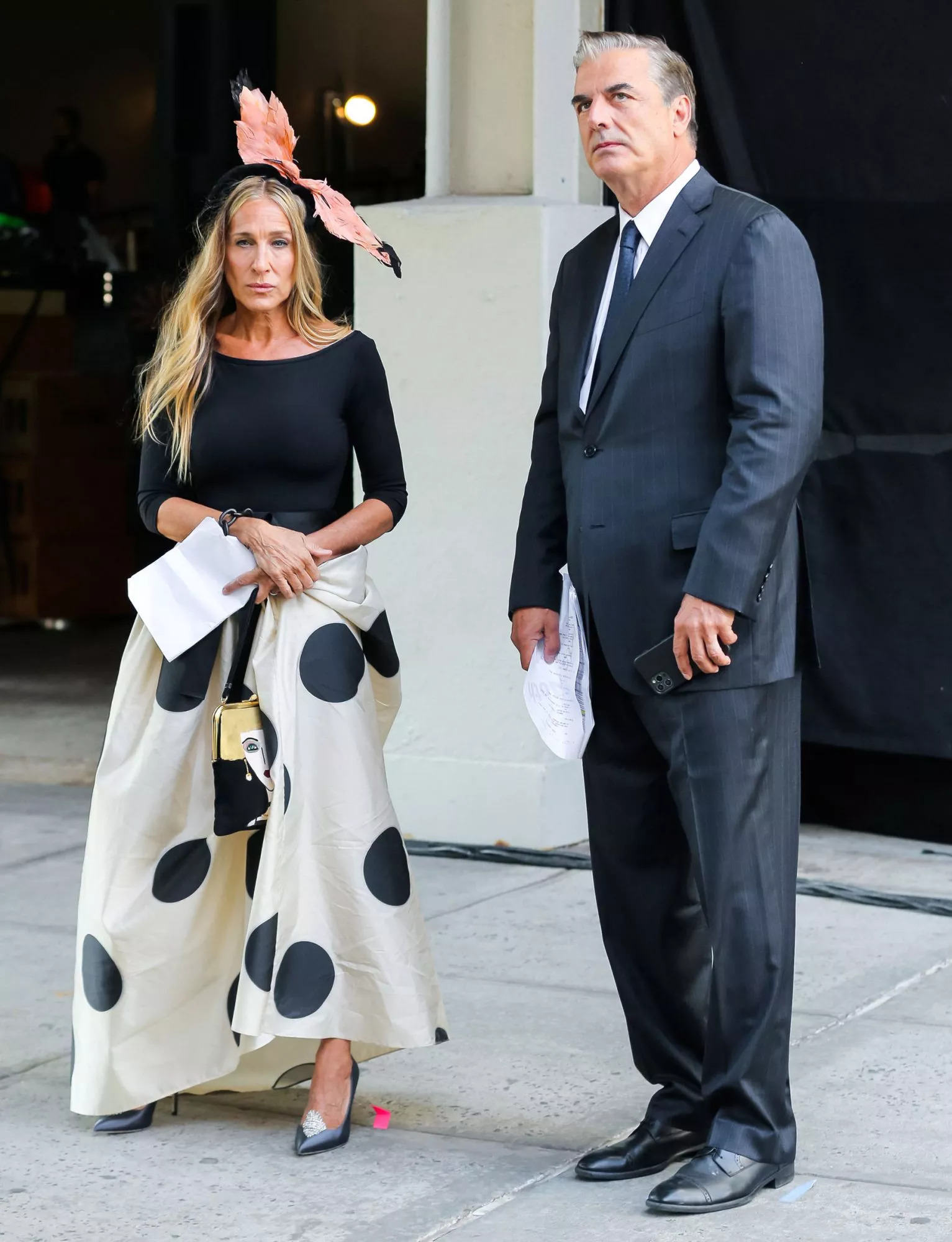 Sarah JessicaParker y Chris Noth durante sus últimos rodajes en 'And Just Like That...'