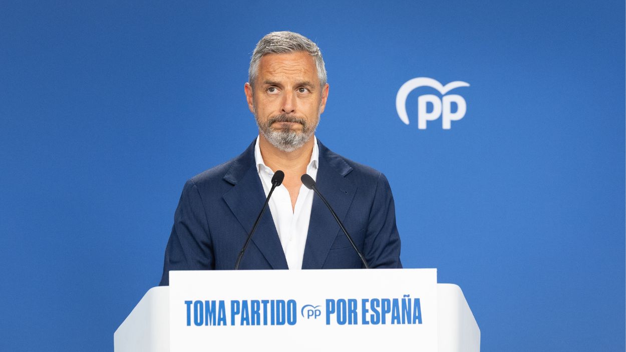 El vicesecretario de Hacienda, Vivienda e Infraestructuras del PP, Juan Bravo. EP.