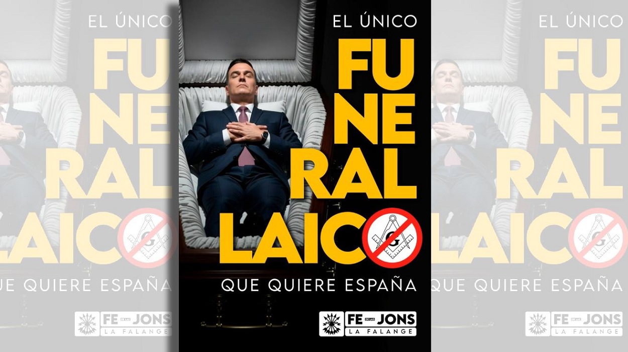 Imagen difundida por Falange