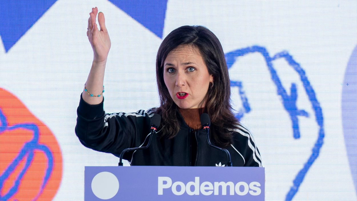 La secretaria general de Podemos, Ione Belarra. EP