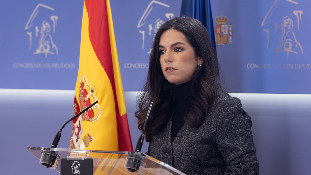 La portavoz de Vox en el Congreso, Pepa Millán. EP