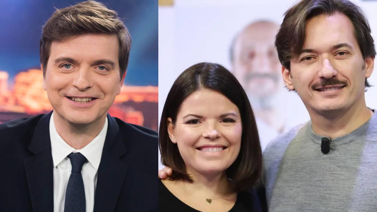 Marc Giró y los creadores Laura y Alberto caballero